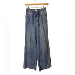 GOOD AMERICAN | denim blue jeans wide leg 0